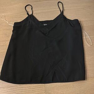 Black tank top blouse